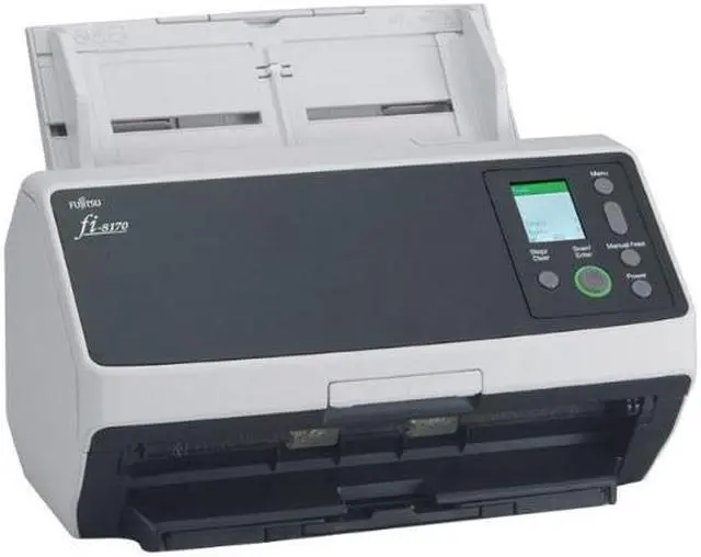 Alt view image 12 of 12 - Ricoh fi-8170 Deluxe Bundle Large Format ADF/Manual Feed Scanner 600dpi Optical CG01000-303001