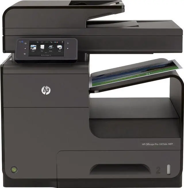 Alt view image 11 of 11 - HP Officejet Pro X476DN Inkjet Multifunction Printer - Color - Plain Paper Print - Desktop