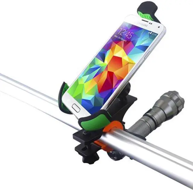 Main image of Heavy Duty Bicycle Mount Bike Handlebar Phone Holder Cradle Rotating Dock Strong Grip W2A for iPhone 5 5C 5S 6 Plus 6S Plus 7 Plus 8 PLUS SE X, Ipod Touch 1st Gen 2nd Gen 3rd Gen 4th Gen 5