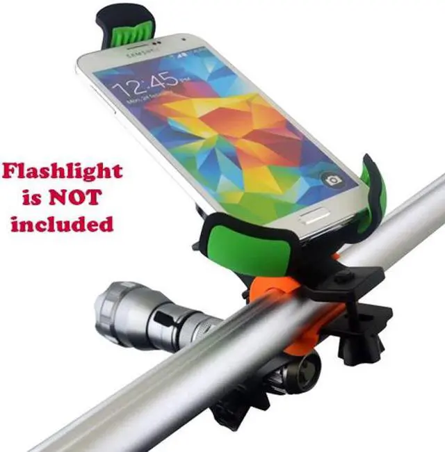 Alt view image 3 of 6 - Heavy Duty Bicycle Mount Bike Handlebar Phone Holder Cradle Rotating Dock Strong Grip W2A for iPhone 5 5C 5S 6 Plus 6S Plus 7 Plus 8 PLUS SE X, Ipod Touch 1st Gen 2nd Gen 3rd Gen 4th Gen 5