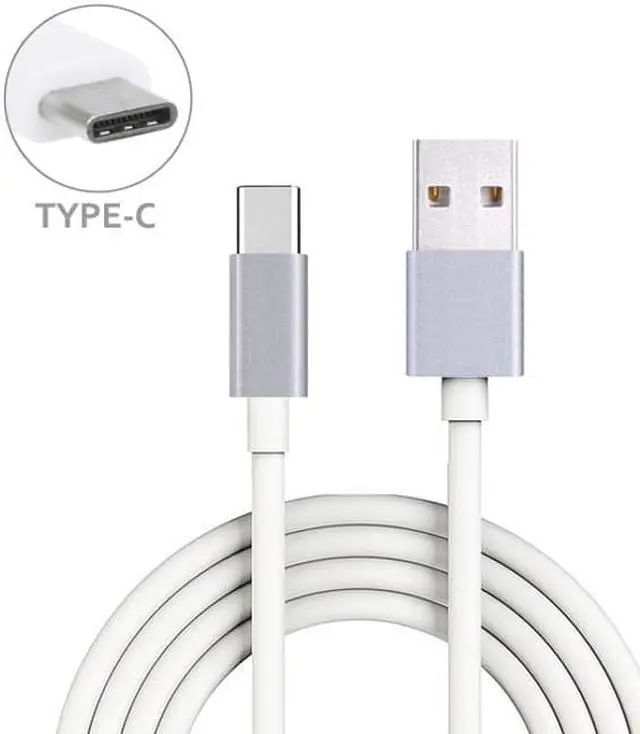 Alt view image 6 of 6 - Adaptive Fast Charger Home Adapter 6ft Long Type-C USB Cable Wire Power Cord USB-C White W5K for Google Pixel 2 XL - HTC 10, Bolt, U11 - Huawei Mate 10, P10 P9 - LG G5 G6 G7 ThinQ, V20 V30