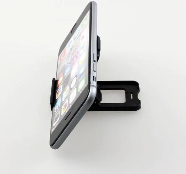 Alt view image 6 of 6 - Ultra Compact Slim Portable Fold-up Stand Holder Travel Mini Cradle Holder Dock for Motorola Droid Turbo 2, Moto Z Droid Force Droid Z2 Force - Samsung Galaxy J3 J5 J7, Note 3 4 5 Edge Note8