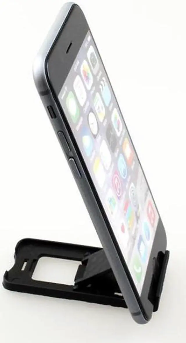 Alt view image 5 of 6 - Ultra Compact Slim Portable Fold-up Stand Holder Travel Mini Cradle Holder Dock for Motorola Droid Turbo 2, Moto Z Droid Force Droid Z2 Force - Samsung Galaxy J3 J5 J7, Note 3 4 5 Edge Note8