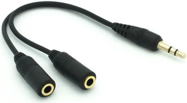 Main image of 3.5mm Headset Splitter Earphone Speaker Audio Y Adapter E6N for Amazon Fire HD 10 8, Kindle DX Fire HD 6 7 8.9 HDX 7 8.9 - iPad 4 Air 2, Mini 3 4, Pro 9.7, iPhone 5C 5S 6 Plus 6S Plus SE