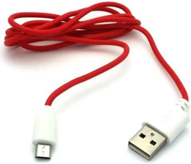 Alt view image 3 of 3 - Red 3ft USB Cable Rapid Charge Power Wire Sync Cord Compatible With ZTE ZPad 8