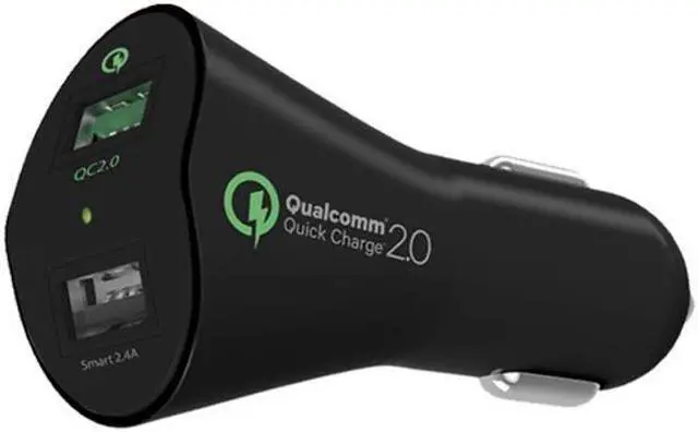 Main image of 30W 2-Port Adaptive Fast USB Car Charger Quick Charge with Smart Detect Ultra Compatible With Verizon Ellipsis 8 7