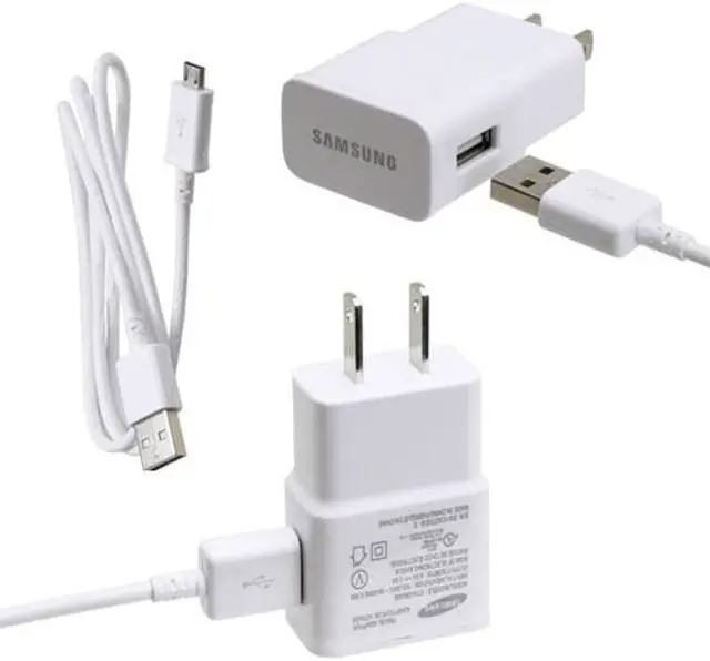 Alt view image 3 of 4 - OEM Home Wall Travel AC Charger USB Adapter Data Cable Sync Cord White Compatible With ZTE ZPad 8