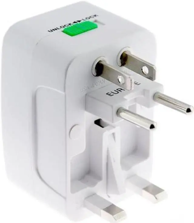 Main image of International Travel Plug Home Charger Converter USB Port Adapter Power All-in-1 Compatible With iPod Touch 5 4th Gen Nano 7th Gen, iPhone XS Max XR, iPad Pro 9.7 12.9 10.5, Mini 4 3 2