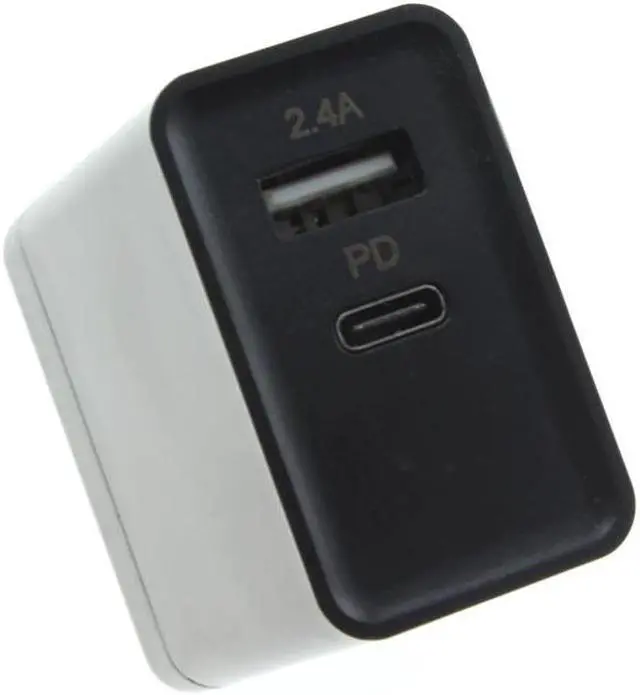 Alt view image 4 of 6 - 30W 2-Port USB Home Wall Travel Charger with PD Quick Type-C [USB-C] Port Travel Compatible With Samsung Galaxy Tab S3 9.7 S2 NOOK 8.0 (SM-T710) E NOOK 9.6 (SM-T560) 4 NOOK 7.0 (SM-T230)