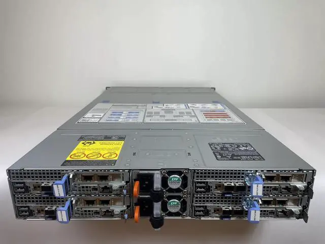 Alt view image 7 of 7 - DELL C6400 SERVER 4x C6420 NODES 2x GOLD 5215 4x32GB PC4-3200AA H730P MINI +RAIL