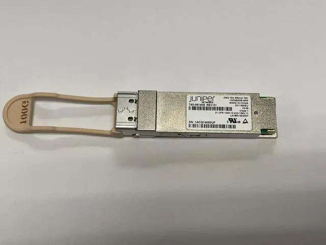 Main image of JUNIPER NETWORKS 740-061405 100GBASE-SR4 100G QSFP28 850NM TRANSCEIVER MODULE