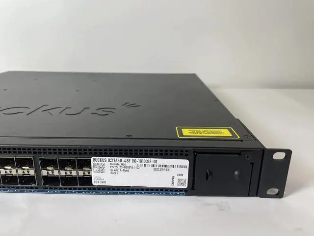 Alt view image 2 of 5 - RUCKUS ICX7650-48F-E2 48 PORTS 1G/10G SFP/SFP+ SWITCH