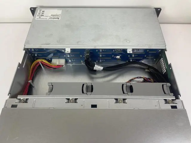 Alt view image 5 of 5 - Synology RX1217RP Drive Enclosure - Infiniband Host Interface Rack-mountable - 12 x HDD Supported - 12 x SSD Supported - 12 x Total Bay - 12 x 2.5"/3.5" Bay