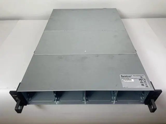 Alt view image 2 of 5 - Synology RX1217RP Drive Enclosure - Infiniband Host Interface Rack-mountable - 12 x HDD Supported - 12 x SSD Supported - 12 x Total Bay - 12 x 2.5"/3.5" Bay