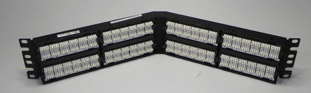 Alt view image 3 of 4 - Panduit DPA486X88TGY 10Gig Cat6A 48-Port Angled Punchdown Patch Panel