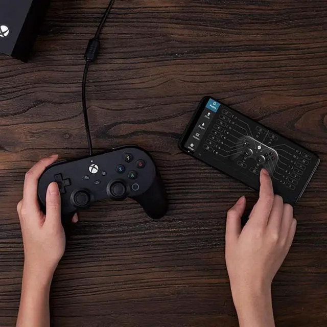 Alt view image 6 of 7 - 8Bitdo Pro 2 Wired Gamepad For Xbox One/ Xbox Series X/Series S/Windows 10