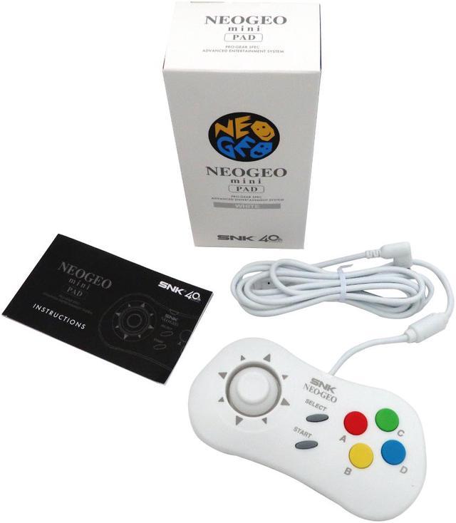 NeoGeo Mini Pad Game White Joypad Controller(SNK 40th Anniversary