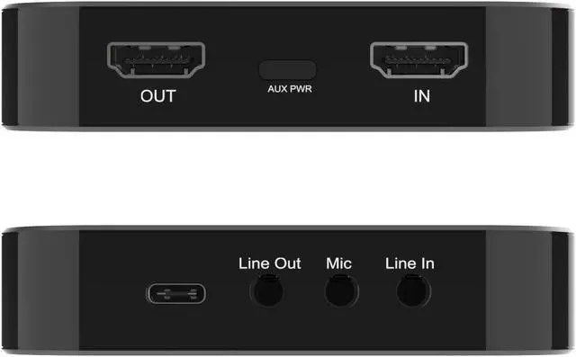 Alt view image 3 of 8 - ClonerAlliance Flint 4KP Pro, 4K@60fps HDR Passthrough, 4K@30fps & 1080p@60fps HDR Video Capture with Mic Input, Ultra-Low Latency, For PS5, Xbox X/S.