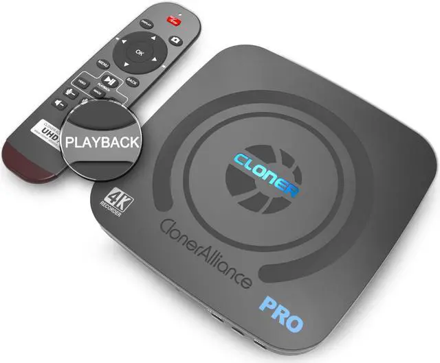 Main image of ClonerAlliance UHD Pro, Standalone 4K H.265/H.264 HDMI Video & Gaming Recorder, Playback Instantly. Schedule Recording. UVC Standard. Live Commentary.