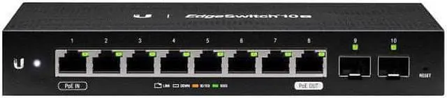 Alt view image 10 of 10 - Ubiquiti EdgeSwitch 10X PoE Switch