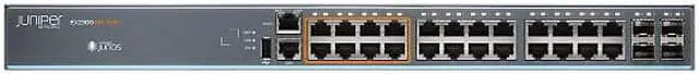 Alt view image 3 of 3 - Juniper EX2300-24MP Layer-3 24-Ports 1U Rack Mount Managed Switch