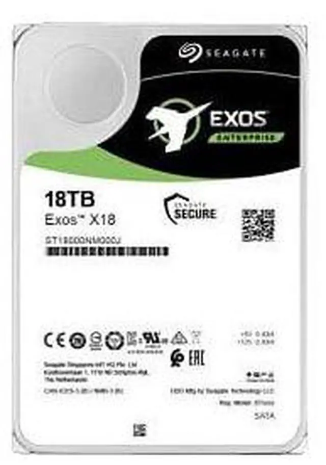 Alt view image 5 of 12 - Seagate Exos X18 ST18000NM005J 18TB 7200 RPM 256MB Cache SAS 12Gb/s 3.5" Internal Hard Drive, 512E/4KN SED