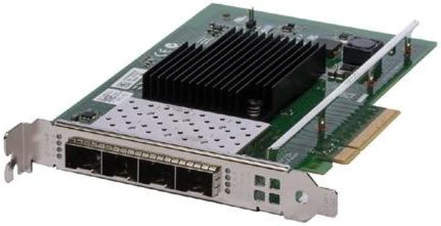 Main image of Dell DDJKY Intel X710-DA4 Quad Port 10Gb SFP+ Ethernet Converged Network Adapter Ref