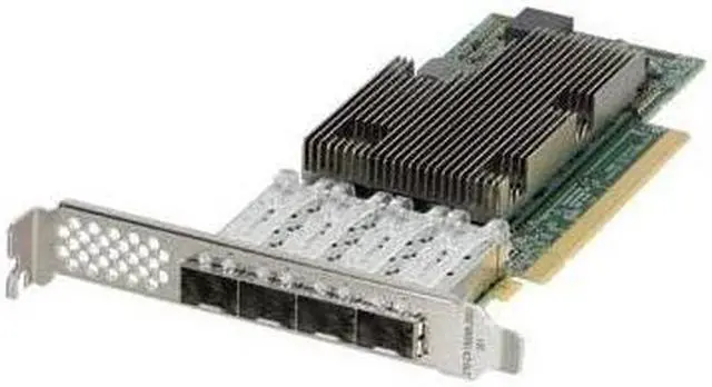 Main image of Dell J3D14 Broadcom 57404 Quad Port 25GB SFP28 Network Card