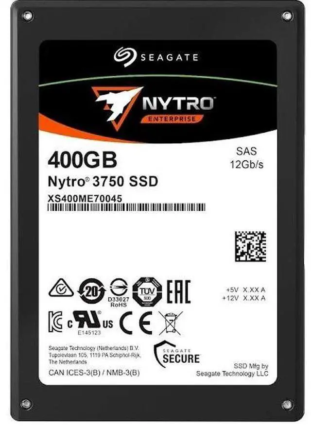 Alt view image 8 of 8 - Seagate Nytro 3750 400 GB SSD Write Intensive internal 2.5" Model XS400ME70045