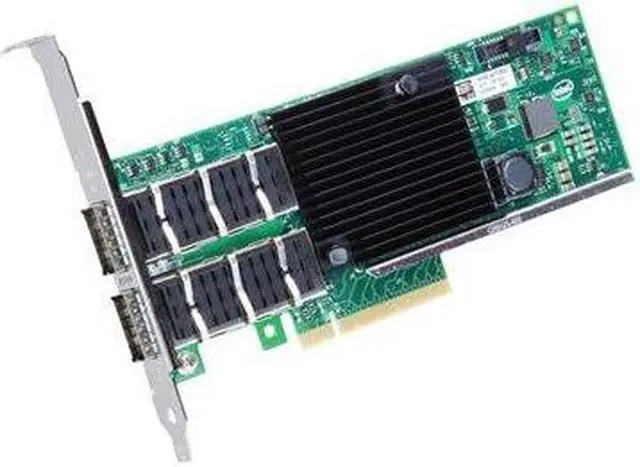 Alt view image 2 of 2 - Dell 540-BBRN Intel XL710 Dual Port 40 GbE QSFP+ CNA Adapter Ethernet PCIe - Low Profile