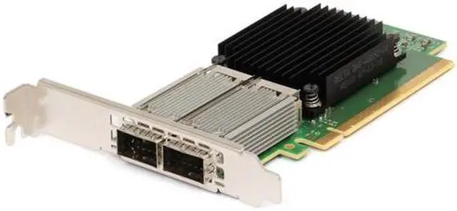 Main image of Dell 540-BCIW ConnectX-5 EN Dual-Port Ethernet Adapter PCI Express 4.0 x16 100 Gigabit Ethernet QSFP x 2 Ref