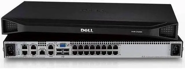 Alt view image 6 of 6 - Dell KVM 2162DS Remote Console Switch 16 ports Dual Gigabit Ethernet ports Dual-stack IPv4 and IPv6 - H41R2