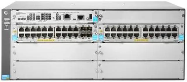 Alt view image 8 of 8 - HPE 5406R 44GT PoE+/4SFP+ (No PSU) v3 zl2 Switch