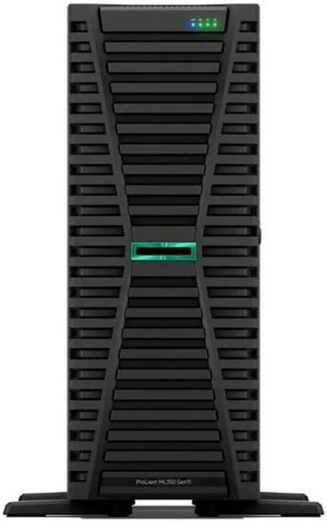 Main image of HPE ProLiant ML350 G11 4U Tower Server - 1x Intel Xeon Gold 5418Y (2.0 GHz) - 32 GB RAM - Intel C741 Chip -  8 x SFF Bay - Hot Swappable Bays - 1x 800W  P53570-001