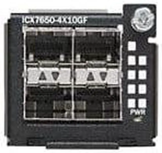 Alt view image 3 of 3 - Ruckus Wireless ICX 7650 4-port 1/10GbE SFP+ Module