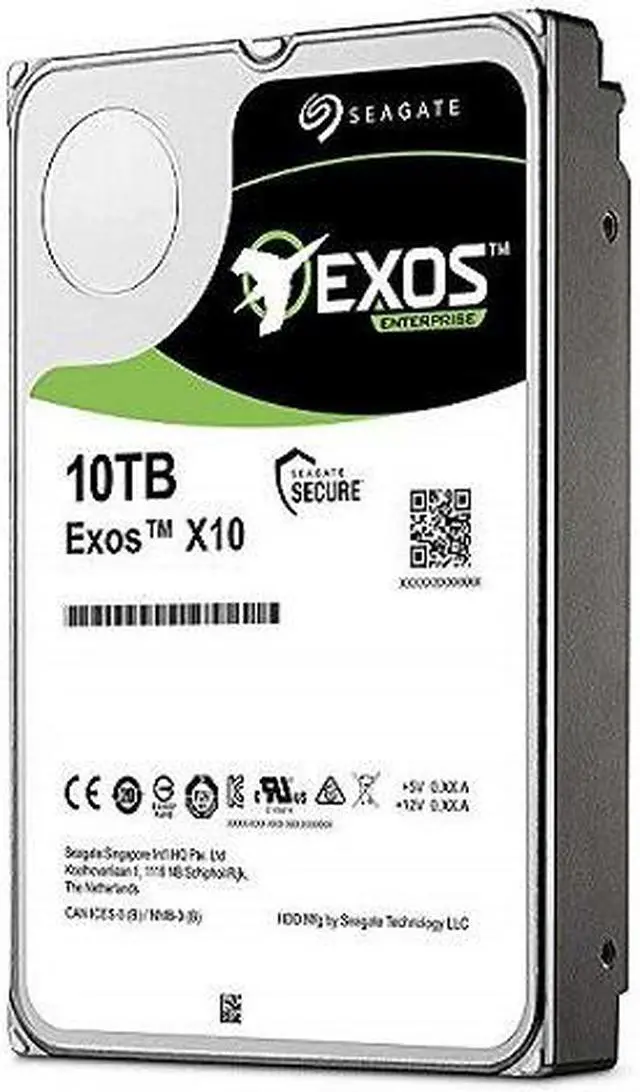 Alt view image 9 of 9 - Seagate Exos X10 HDD 10TB 7200 RPM SAS 12Gb/s 512e 256MB Cache Enterprise Internal Hard Drive HDD ST10000NM0096
