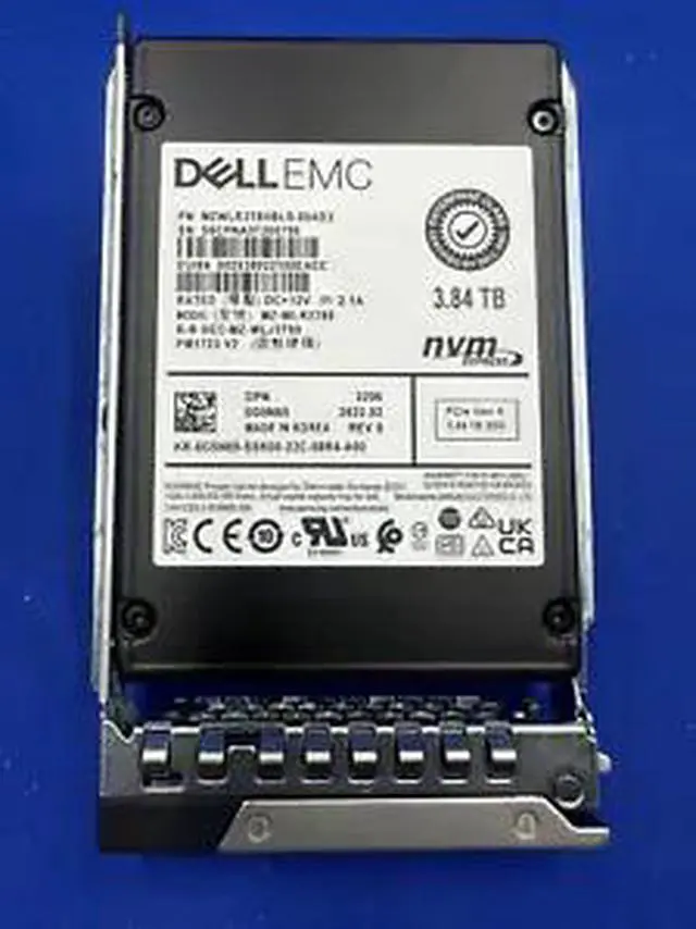 Main image of G5N65 Dell EMC 3.84TB NVMe Read Intensive 2.5" SSD 0G5N65 MZ-WLR3T80