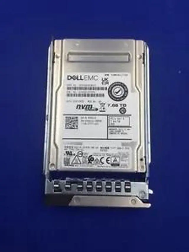 Main image of VD0JX Dell 7.68TB NVME PCIe Gen4 Read Intensive 2.5'' SSD KCM6XRUL7T68 0VD0JX