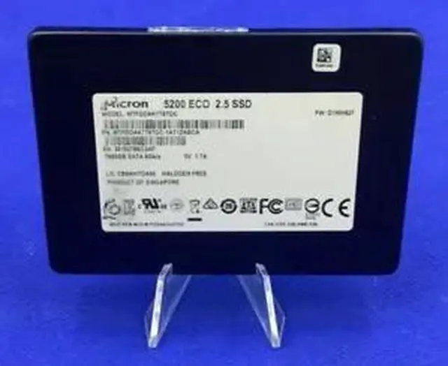Main image of MTFDDAK7T6TDC MICRON 5200 ECO 7.68TB 2.5" SATA 6Gb/s SSD MTFDDAK7T6TDC-1AT1ZABCA