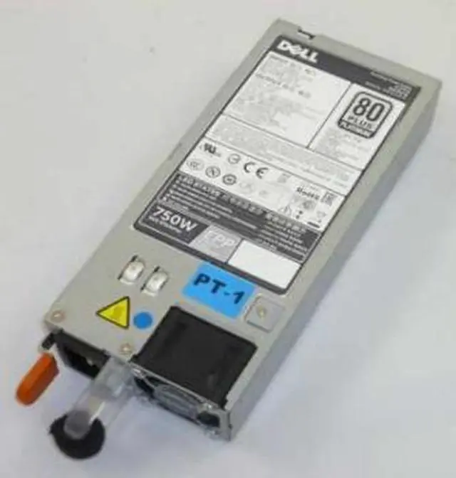 Alt view image 7 of 7 - W8R3C DELL 750W 80+ Power Supply Models R730XD R730 R630 T630 T430 R640