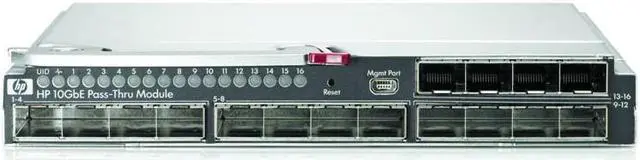 Main image of HPE 854196-001 10Gb Ethernet Pass-Thru Module for C-Class BladeSystem - Expansion Module 16x SFP and SFP+