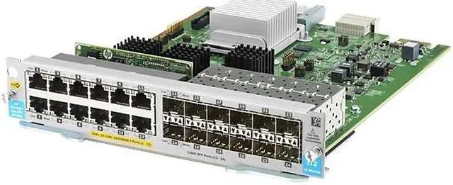 Main image of HPE J9989-61001 5400R v3 zl2 12P PoE+/12p 1GbE SFP Module