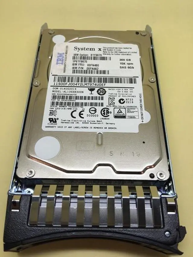 Alt view image 6 of 6 - Lenovo 81Y9670 300 GB Hard Drive - 2.5" Internal - SAS (6Gb/s SAS)