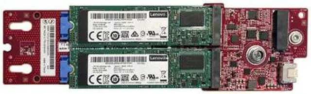 Alt view image 4 of 5 - THINKSYSTEM M.2 SATA/NVME 2BAY ENABLEMENT KIT