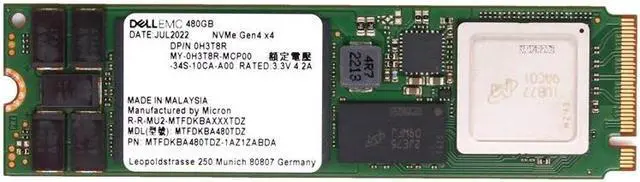 Main image of Micron MTFDKBA480TDZ-1AZ1ZABDA 7400 Pro 480GB M.2 NVMe Ri Ssd