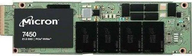 Main image of Micron 7450 Pro MTFDKBZ7T6TFR-1BC15ABYY 7.68TB E1.S 5.9mm PCIe 4.0 (NVMe) Sed Solid State Drive