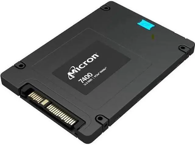 Main image of Micron MTFDKCB3T8TDZ-1AZ1ZABYY 3.84TB U.3 (7mm) PCIE Gen4 7400 Pro Solid State Drive