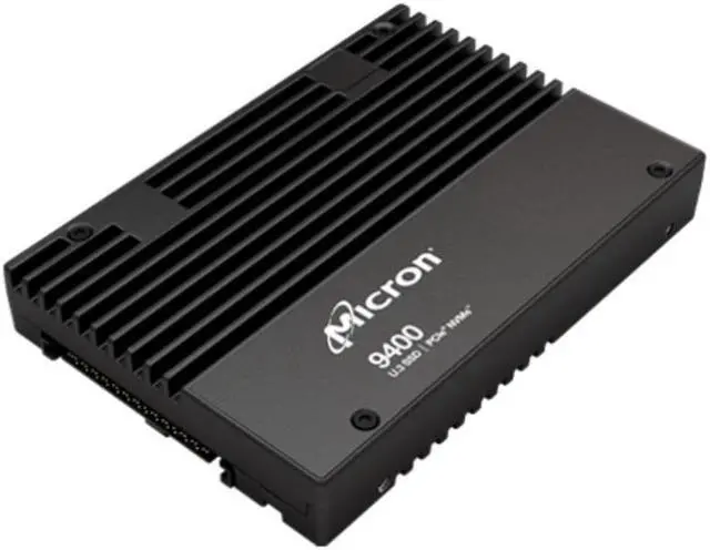 Main image of Micron MTFDKCC12T8TGJ-1BC1ZABYY 12.8TB 9400 Max PCIe Gen4 NVMe U.3 SSD