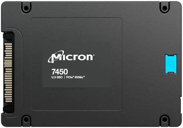 Main image of Micron 7450 Pro MTFDKCC15T3TFR-1BC1ZA 15.3TB U.3 15mm 2.5-Inch PCIe 4.0 (NVMe) SSD