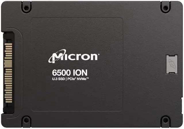 Main image of Micron MTFDKCC30T7TGR-1BK1DFCYY 6500 Ion 30.72TB U.3 PCIE 4.0 Nvme SED Solid State Drive